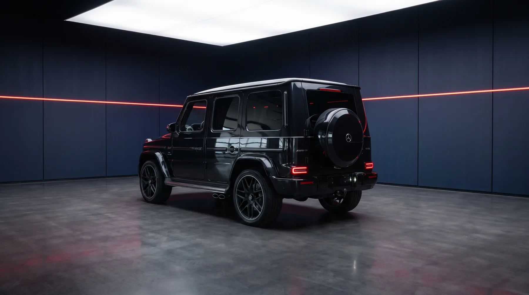 2025 Mercedes-Benz AMG G 63, rear three-quarter view