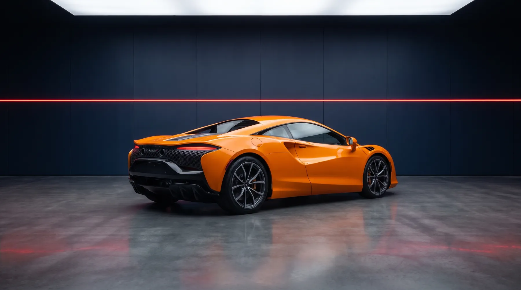2025 McLaren Artura, rear three-quarter view