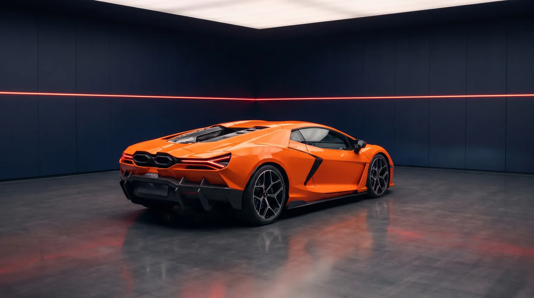 2026 Lamborghini Revuelto, rear three-quarter view