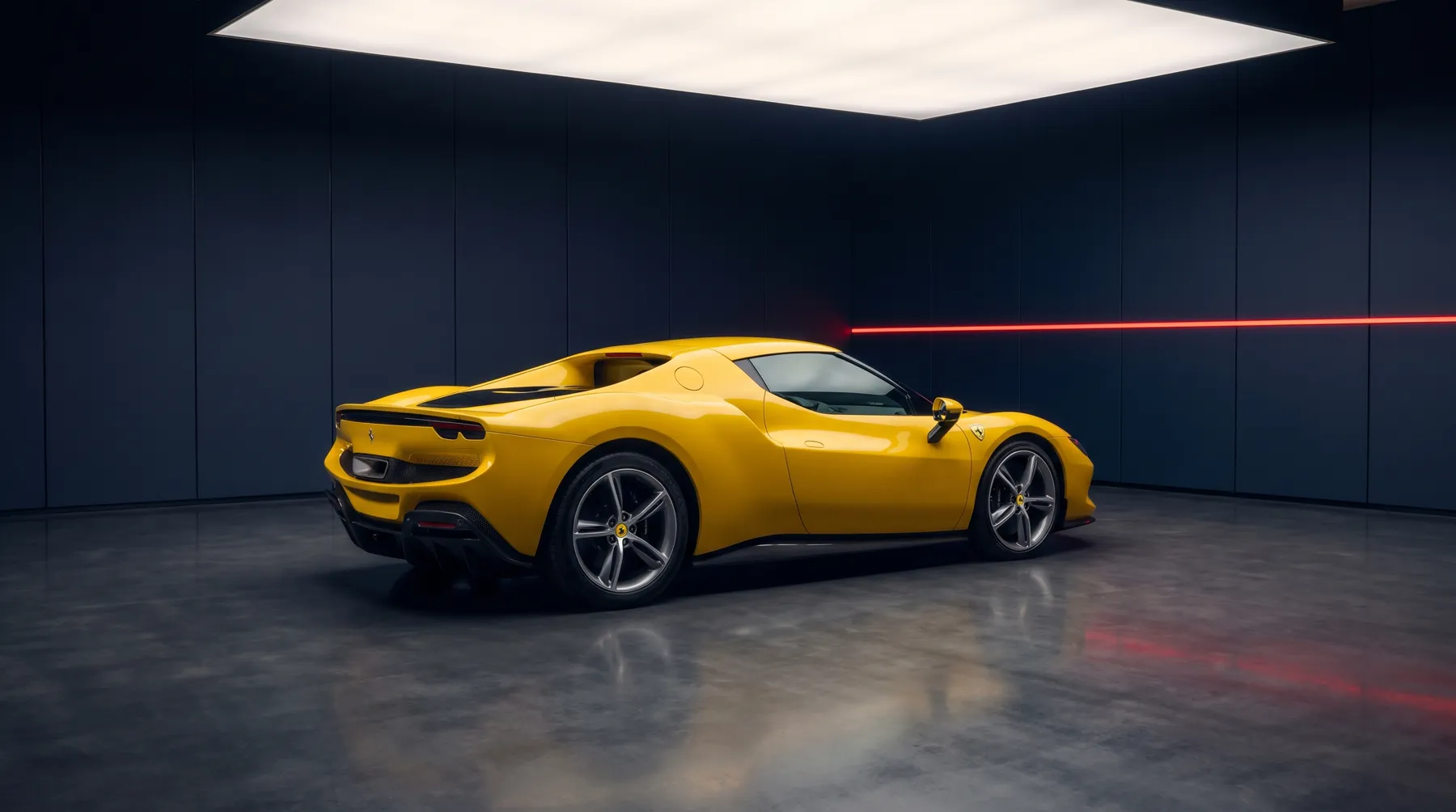 2026 Ferrari 296 GTB, rear three-quarter view
