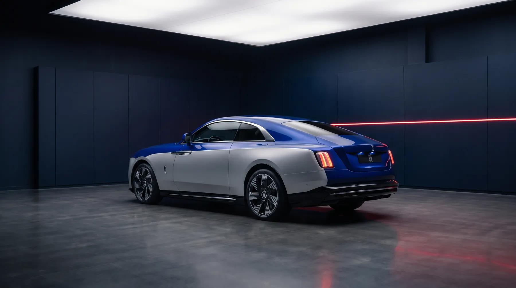 2026 Rolls-Royce Spectre, rear three-quarter view