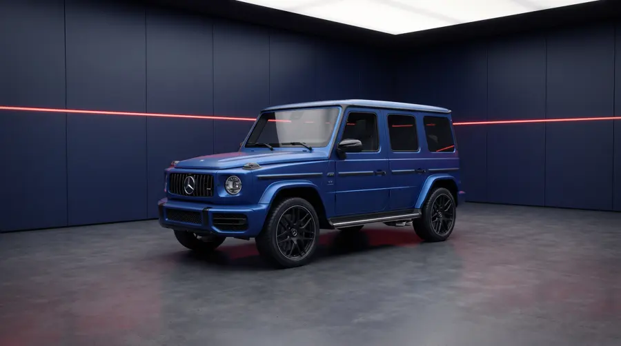 2027 Mercedes-Benz AMG G 63 in MANUFAKTUR Brilliant Blue Magno