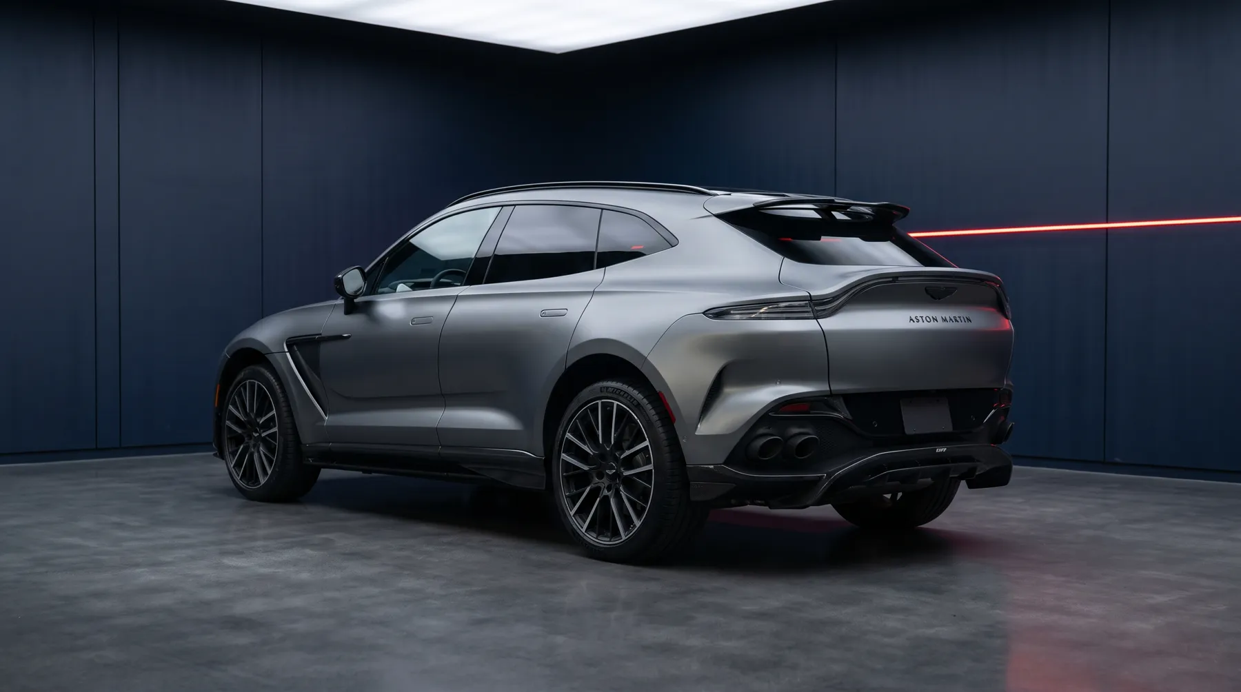 2024 Aston Martin DBX707, rear three-quarter view