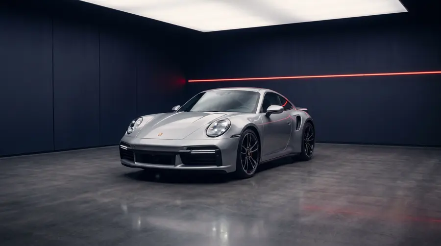 2026 Porsche 911 Turbo S in GT Silver Metallic