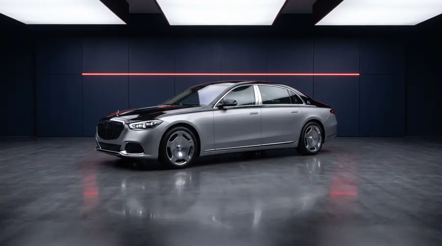 2025 Mercedes-Benz Maybach S 680 in Obsidian Black over Silver