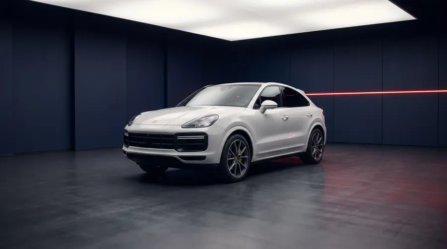 2025 Porsche Cayenne Turbo E-Hybrid Coupe in Carrara White